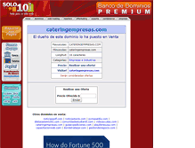 Tablet Screenshot of cateringempresas.com